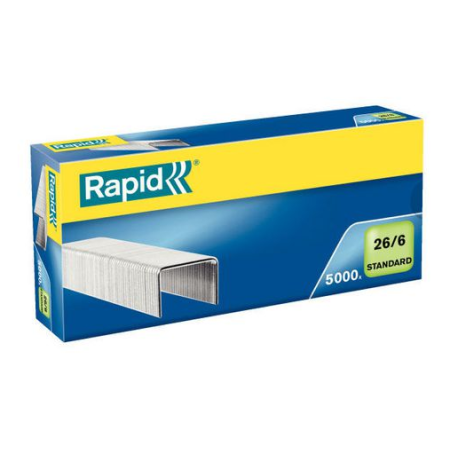 Staples Rapid 26/6 Strong 5000/pack