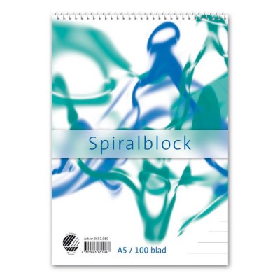 SPIRALBLOCK A5 LINJERAT