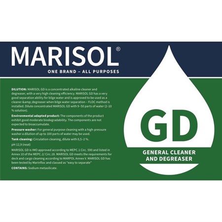 Marisol GD 25L Gen. Clean & Degr.