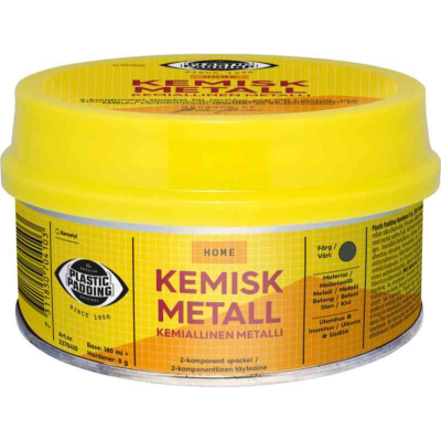 SPACKEL KEMISK METALL 180ML PLASTIC PADDING