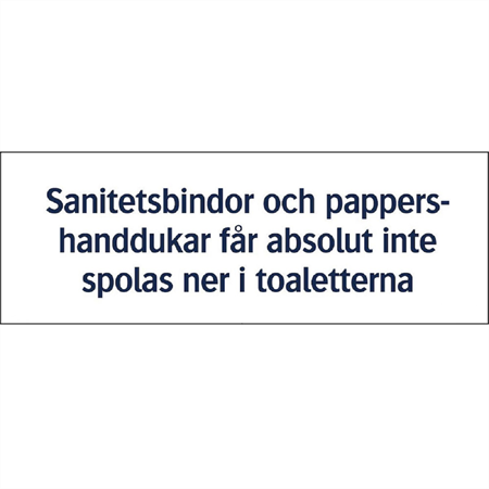 SKYLT: SANITET